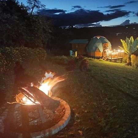 Glamping - Domo El Frailejon Con Jacuzzi Villa Villapinzon Exterior photo