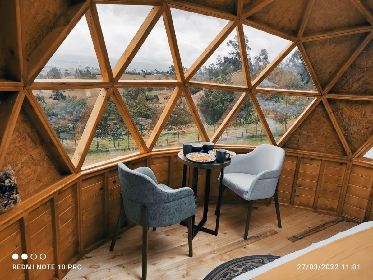 Glamping - Domo El Frailejon Con Jacuzzi Villa Villapinzon Exterior photo